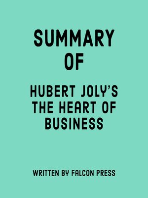 cover image of Summary of Hubert Joly's the Heart of Business